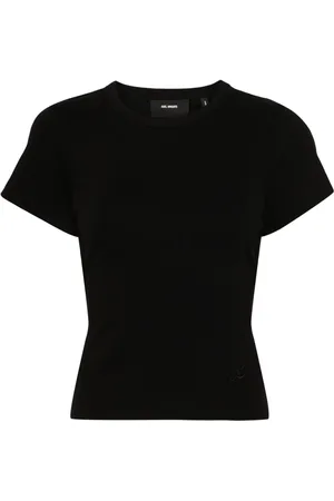 Axel Arigato Camiseta de canalé con aberturas