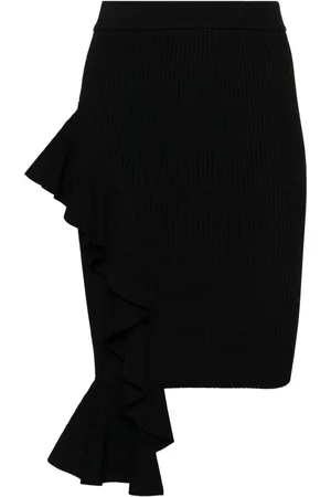 Moschino Falda con detalle de volantes