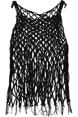 Maison Margiela Top sin mangas de malla