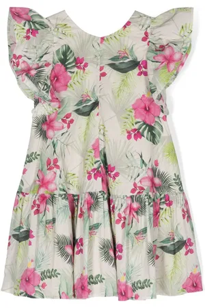 MONNALISA Vestido acampanado con estampado floral