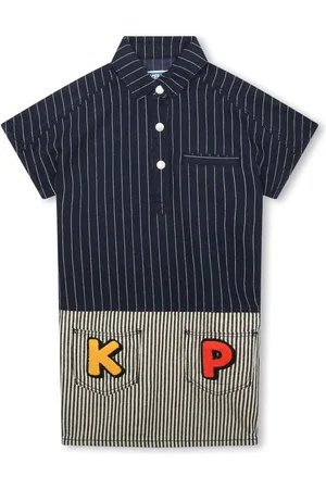 Kenzo Vestido con aplique del logo