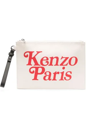 Kenzo Bolso de mano con logo estampado
