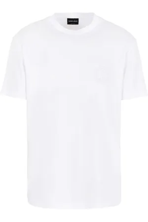 Giorgio Armani Camiseta con monograma bordado