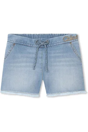 Chloé Pantalones vaqueros cortos con logo bordado