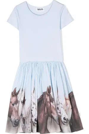 Molo Vestido acampanado Cissa con estampado floral