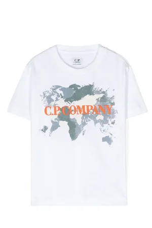 C.P. Company Camiseta con logo bordado