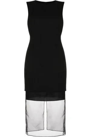 Jason Wu Vestido midi stretch a capas