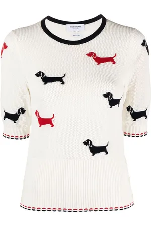 Thom Browne Top de punto Hector Icon