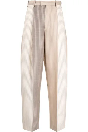 Marni Pantalones rectos a rayas diplomáticas