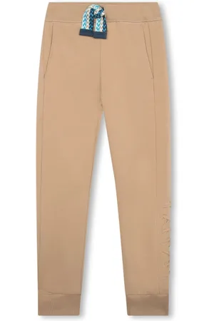 Lanvin Pantalones de chándal con logo en relieve