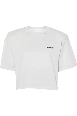 Halfboy Camiseta con efecto envejecido