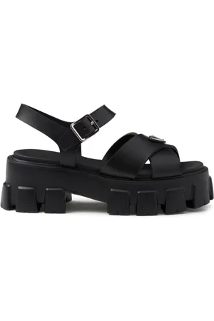 Prada Sandalias con logo triangular