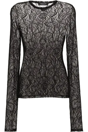 Fabiana Filippi Blusa semitranslúcida de encaje