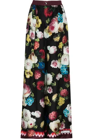 Dolce & Gabbana Pantalones anchos con motivo floral