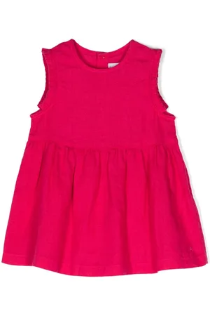 Petit Bateau Vestido acampanado con volantes