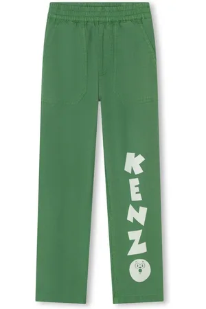 Kenzo Pantalones rectos con logo