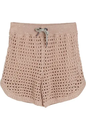 Brunello Cucinelli Pantalones cortos con lentejuelas