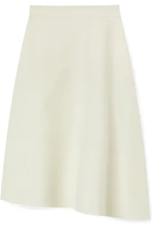 Jil Sander Falda midi asimétrica