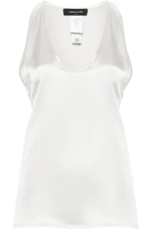 Fabiana Filippi Top con cuello redondo