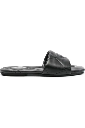Emporio Armani Sandalias acolchadas con motivo Eagle
