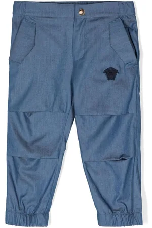 VERSACE Pantalones con parche Medusa Head
