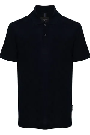 HUGO BOSS Polo con motivo ajedrezado