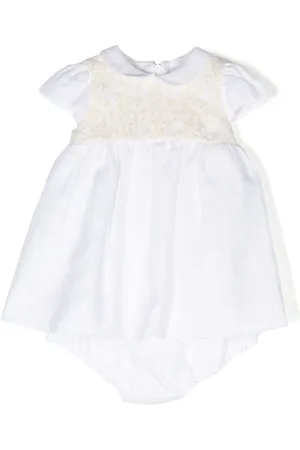 LA STUPENDERIA Vestido con bordado floral