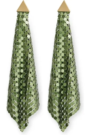 Paco rabanne Pendientes Pixel con cadena