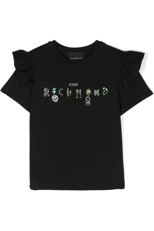 John Richmond Camiseta con apliques de cristal