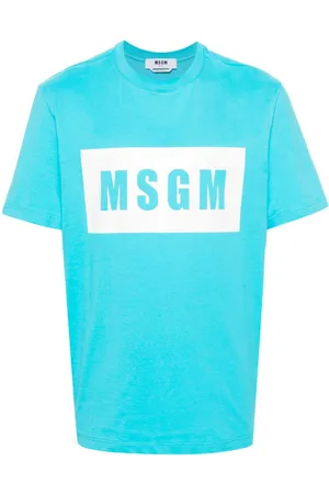 Msgm Camiseta con logo estampado