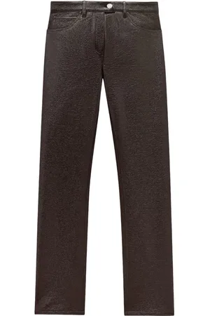 Courrèges Pantalones rectos de vinilo