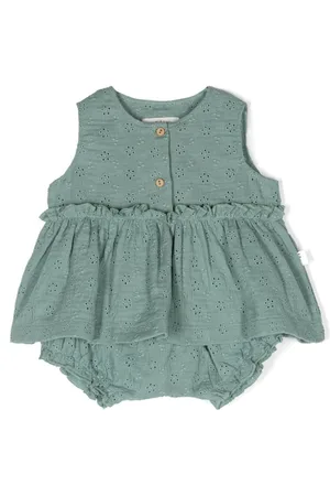 TEDDY & MINOU Set con vestido y bordado inglés