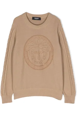 VERSACE Jersey con bordado Medusa