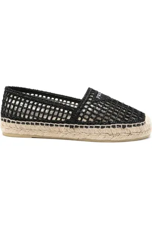 Prada Alpargatas con logo triangular