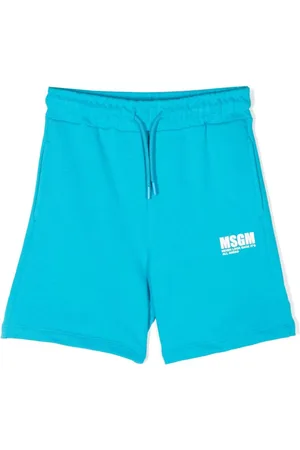 Msgm Bermudas con logo estampado