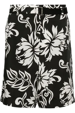 SACAI Pantalones cortos con motivo floral