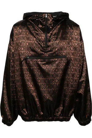 Moschino Chaqueta con capucha y monograma