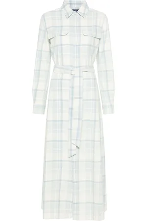 Ralph Lauren Vestido largo a cuadros