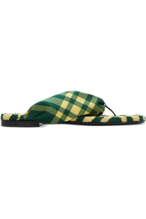 Burberry Sandalias Check Pool planas