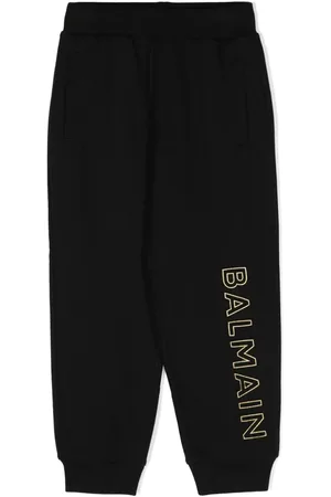 Balmain Pantalones de chándal con logo bordado