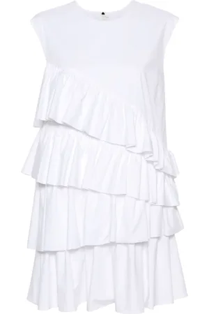 Msgm Vestido con detalle de volantes