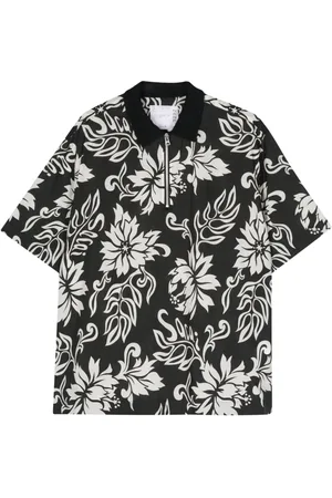SACAI Camisa de popelina con estampado floral