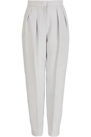 Giorgio Armani Pantalones ajustados de talle alto