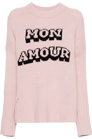 Zadig & Voltaire Jersey con eslogan en intarsia
