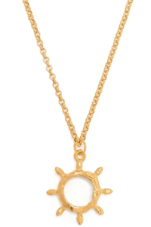 Alighieri Collar Nocturnal Helm bañado en oro