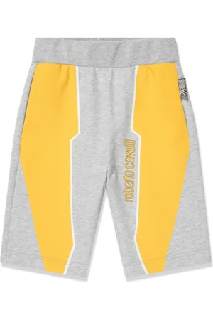 Roberto Cavalli Pantalones cortos de chándal con diseño colour block