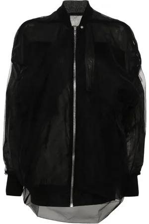 Rick Owens Abrigo con capa de tul
