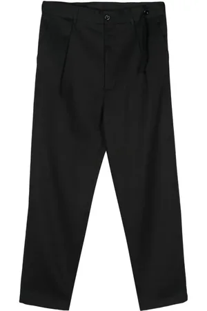 4SDESIGNS Pantalones rectos con pinzas