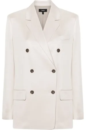 THEORY Blazer con solapas de muesca
