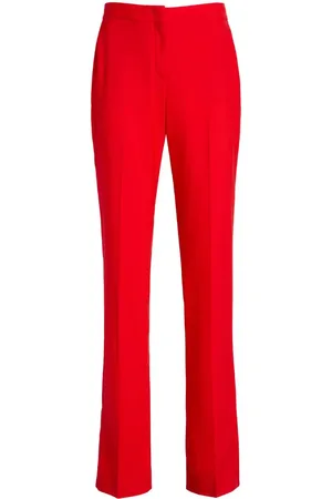 Another Tomorrow Pantalones de vestir con corte slim